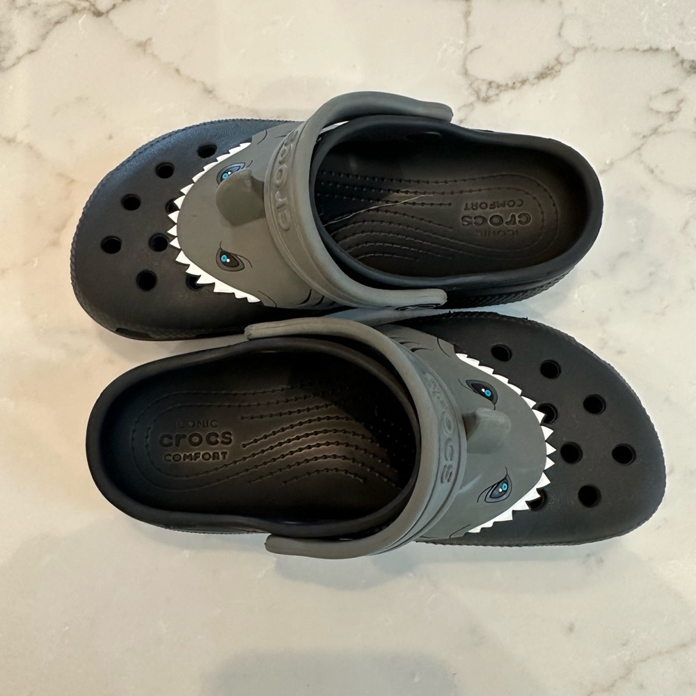 Kids Shark Crocs C13